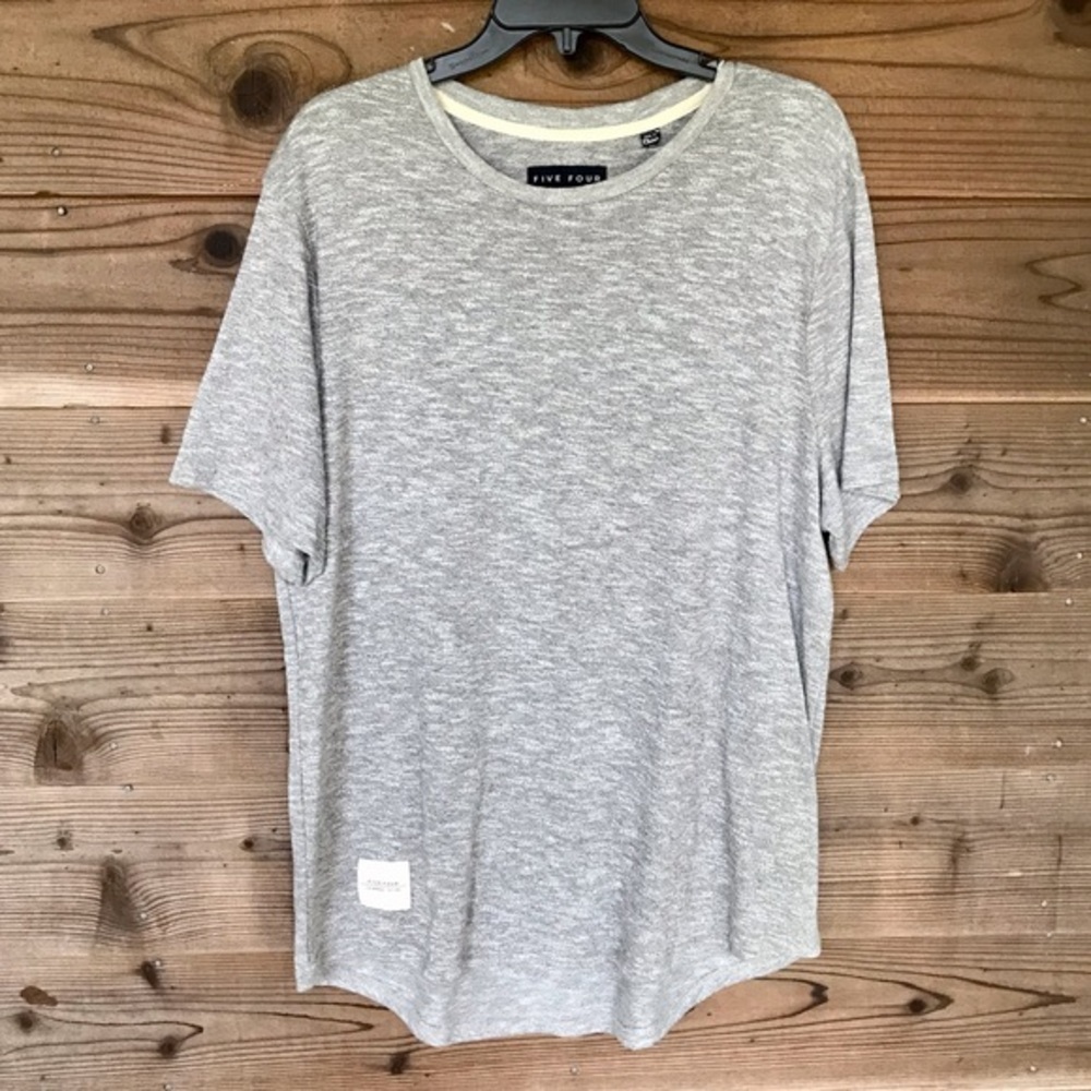Five Four Heather Gray Romero Short Sleeve Shirt Size XL